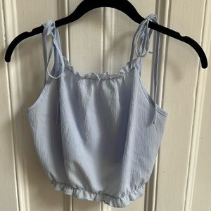 NWOT Romwe sky blue top